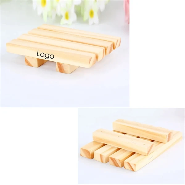 Bamboo Wood Soap Dish 1