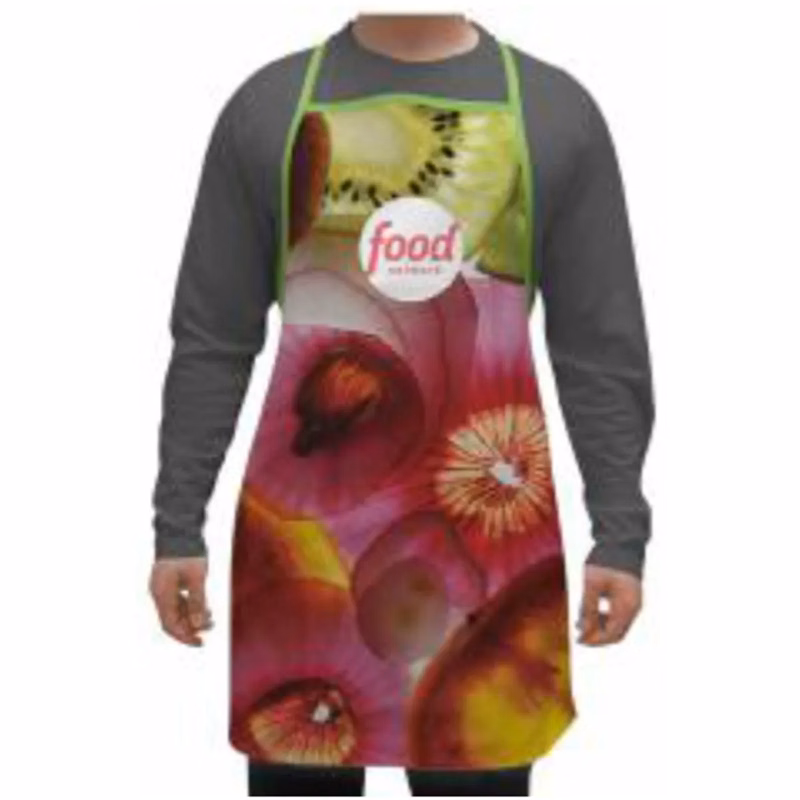 Sublimated Polyester Bib Apron with contrast trim, 25x31