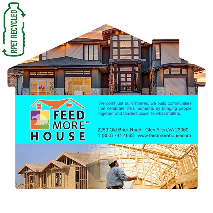 6" x 5" - "Washoe House" Recycled RPET Full Color Import Air Ship Microfiber Cloth & Screen 1