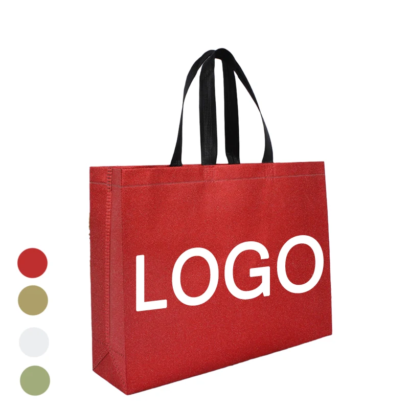 Custom Promotional Coated Non-Woven Shopping Gift Tote Bag 1