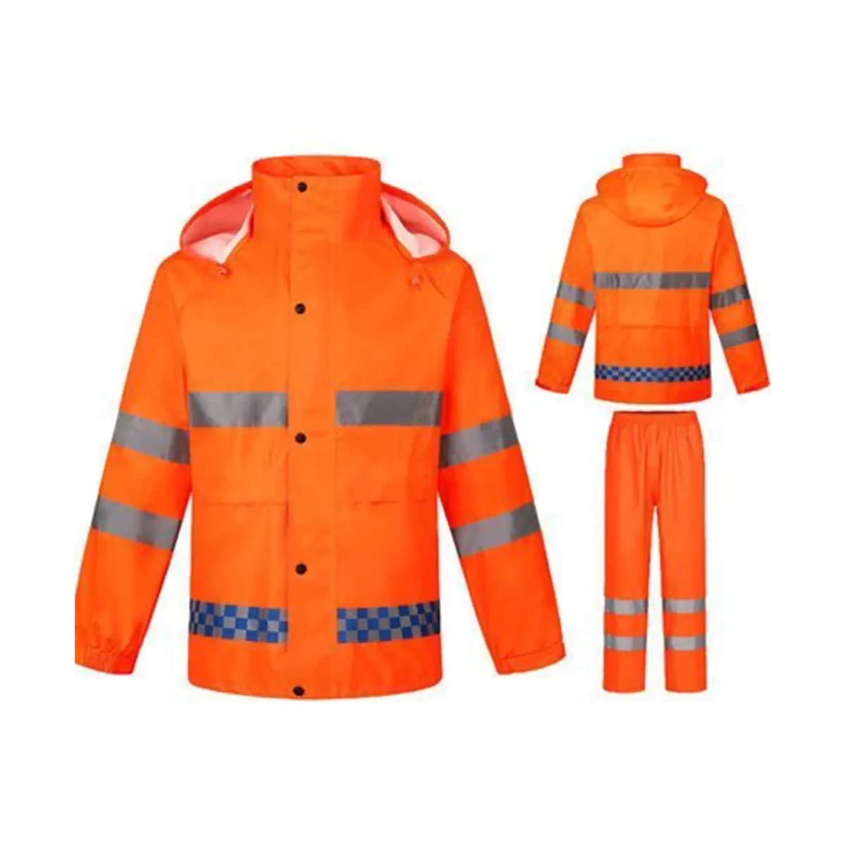 Oxford Reflective Split Raincoat 1