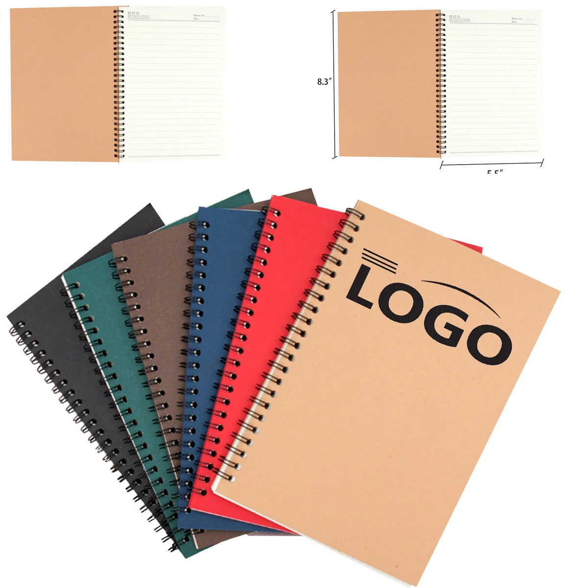 A5 Multicolor Thickened Kraft Paper Coil Notebook 1