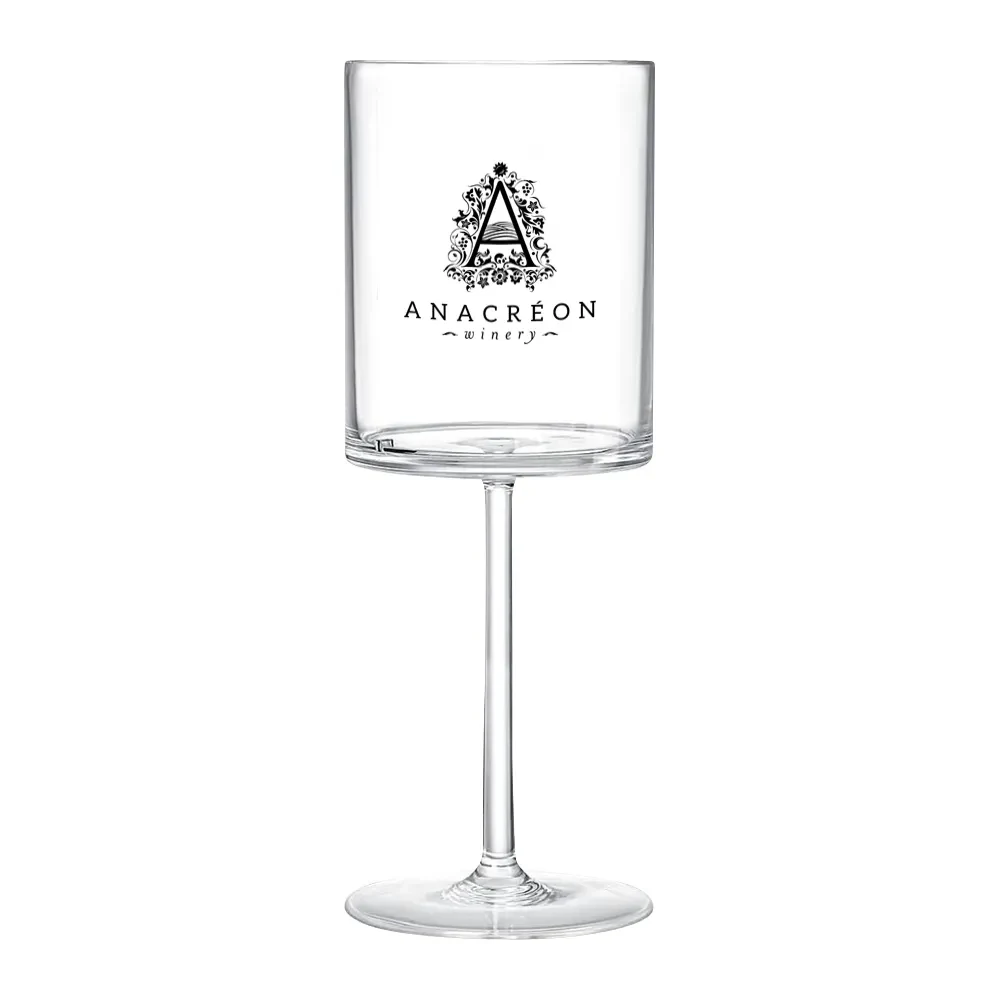 14oz. Acrylic Square Wine Glass 1