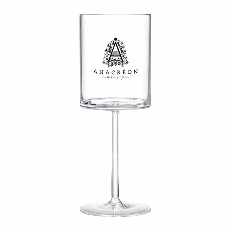 14oz. Acrylic Square Wine Glass