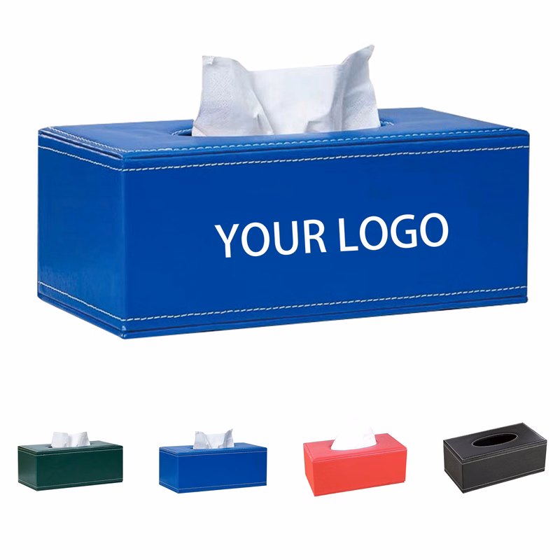 Premium Leather Dispenser Container