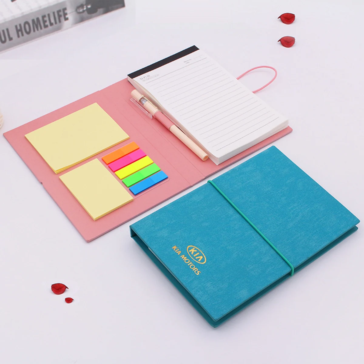 Multi-Functional Note Book With Sticky And Pen 1