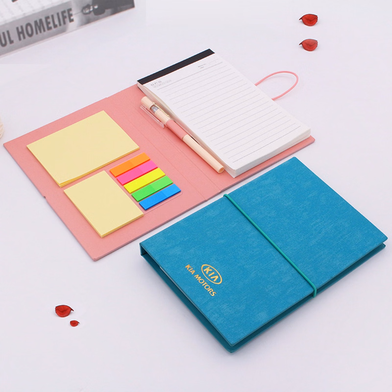 Multi-Functional Note Book With Sticky And Pen