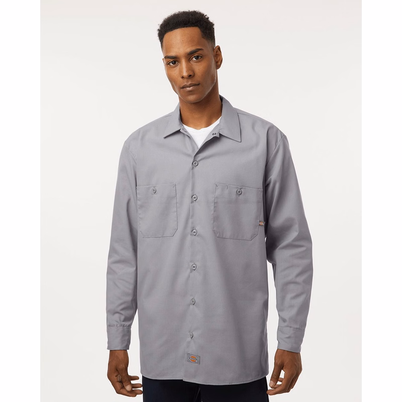 Men's Industrial Long Sleeve Work Shirt - L535