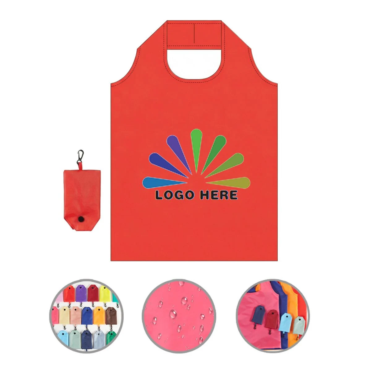 Adjustable Eco RPET Foldable Tote Bag For Activities 1