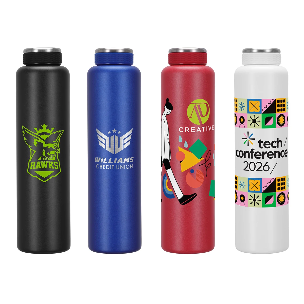 Skinny 17 oz Eco-Friendly Vacuum Insulated Stainless Steel Bottle 1