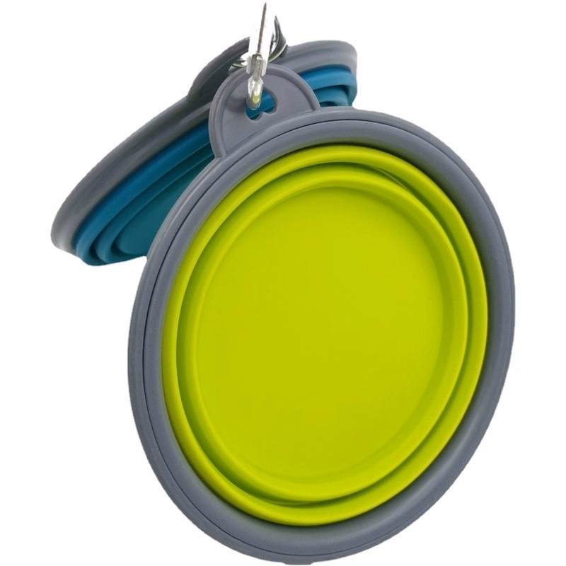 Pet Collapsible Feeding Bowls with Carabiner