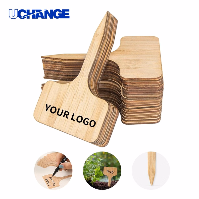 Bamboo Plant Marker Tag 4 x 2.4 Inches