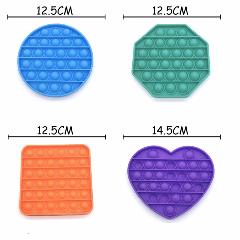 Silicone Push Pop Bubble Stress Reliever