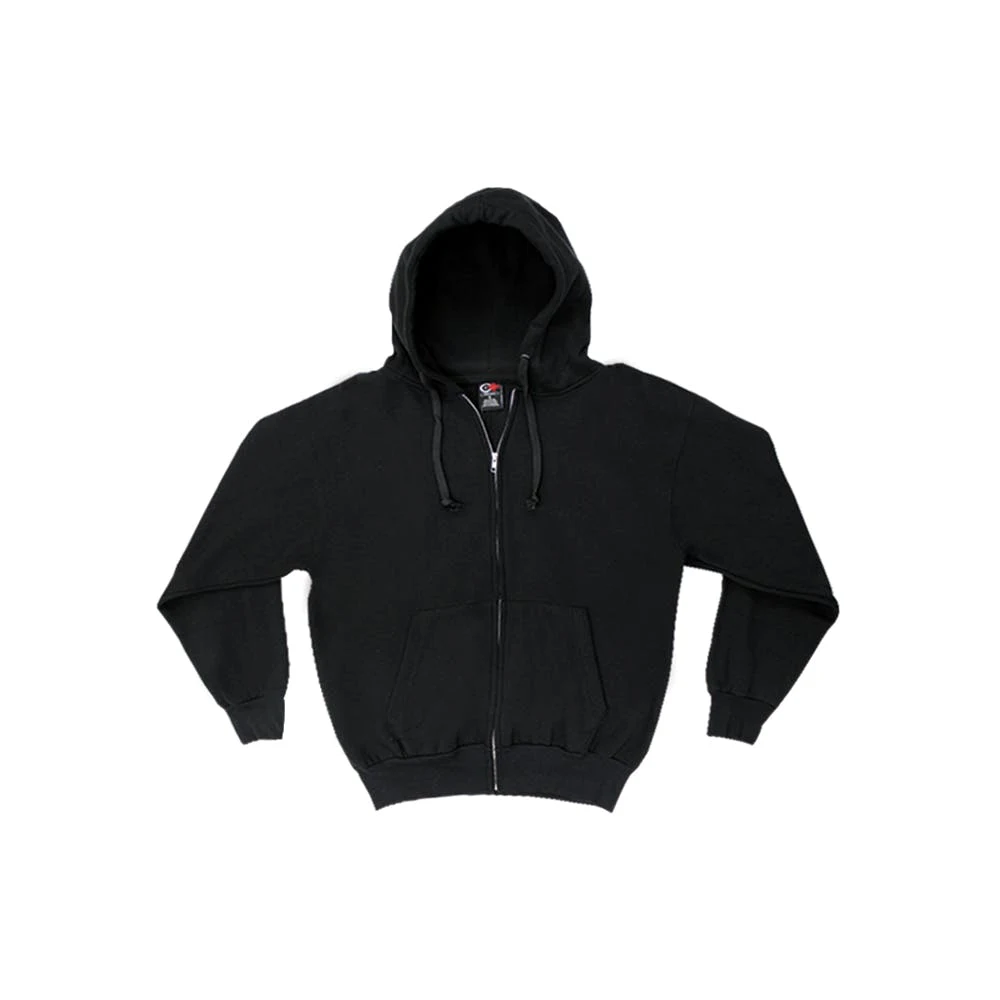 Cotton Plus Zip Hoodies - Black Medium, custom hoodie or sweatshirt with logo imprint 1