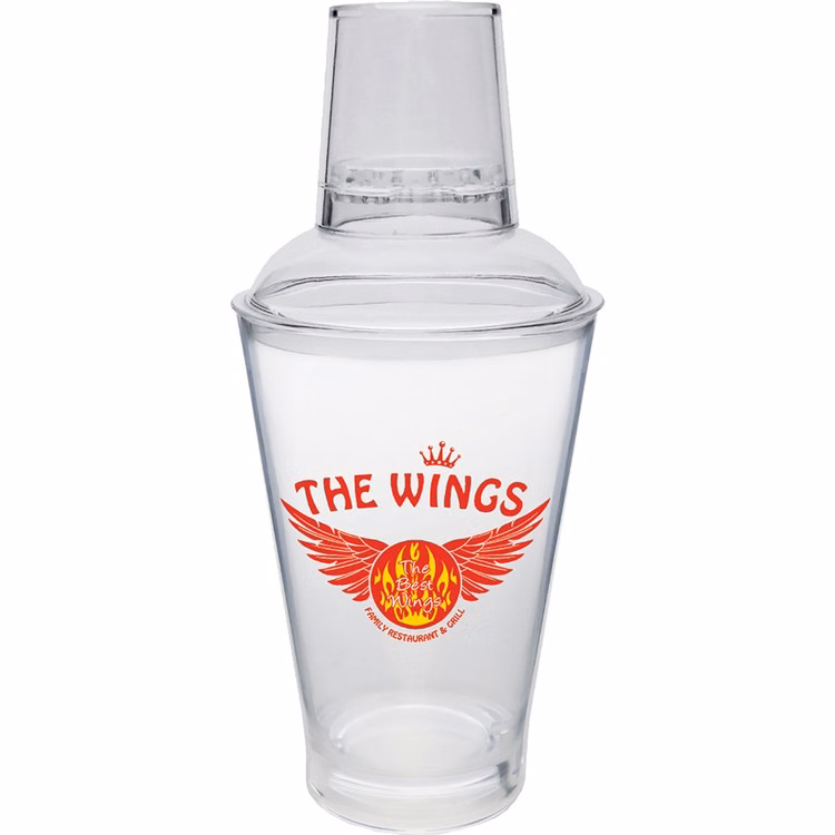 14oz 3 Piece Plastic Cocktail Shaker