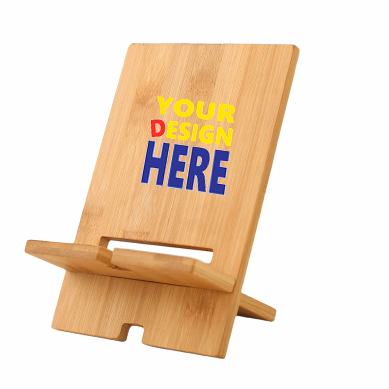 Bamboo Base Phone Charging Stand