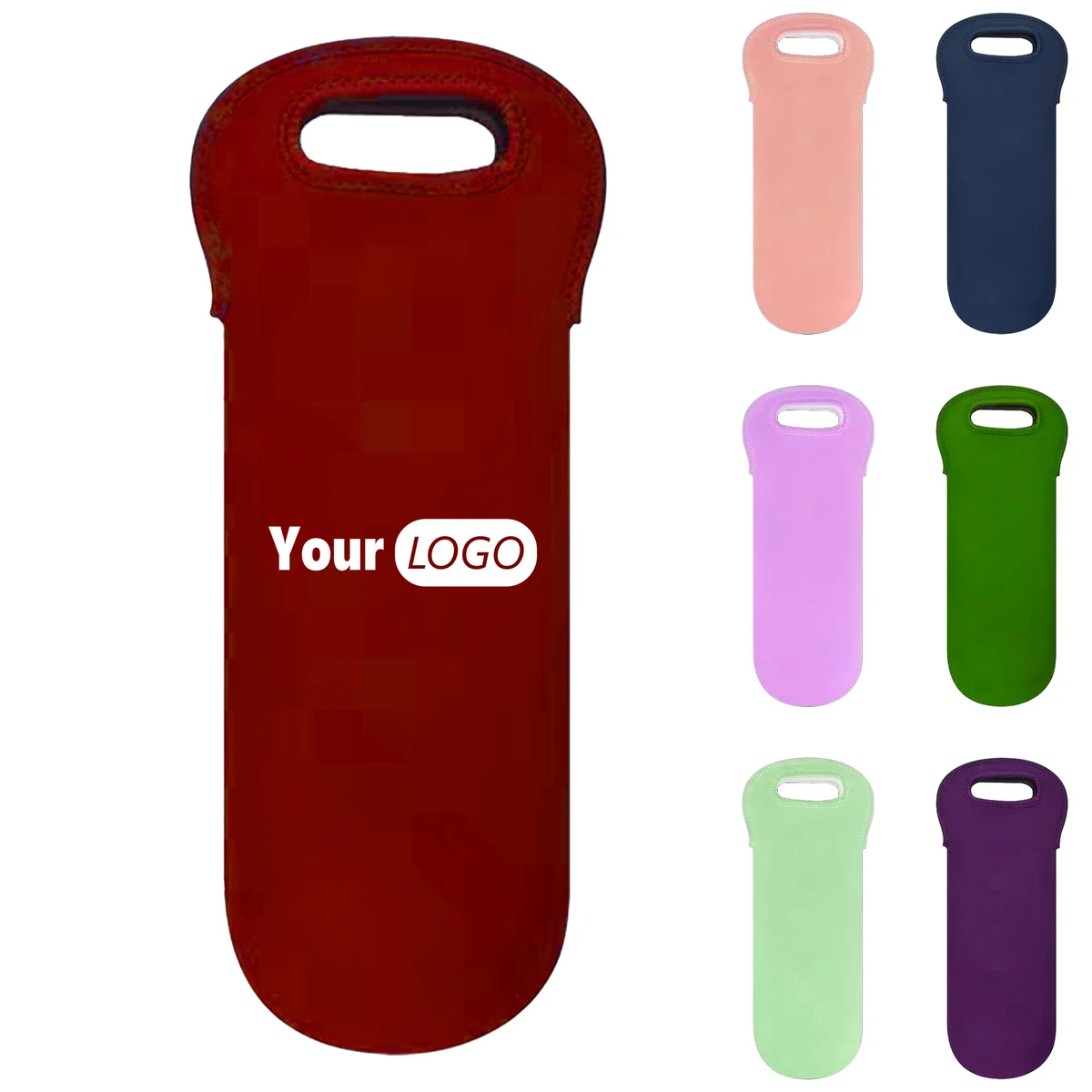 Neoprene Durable And Insulated Single Bottle Wine Bag 1