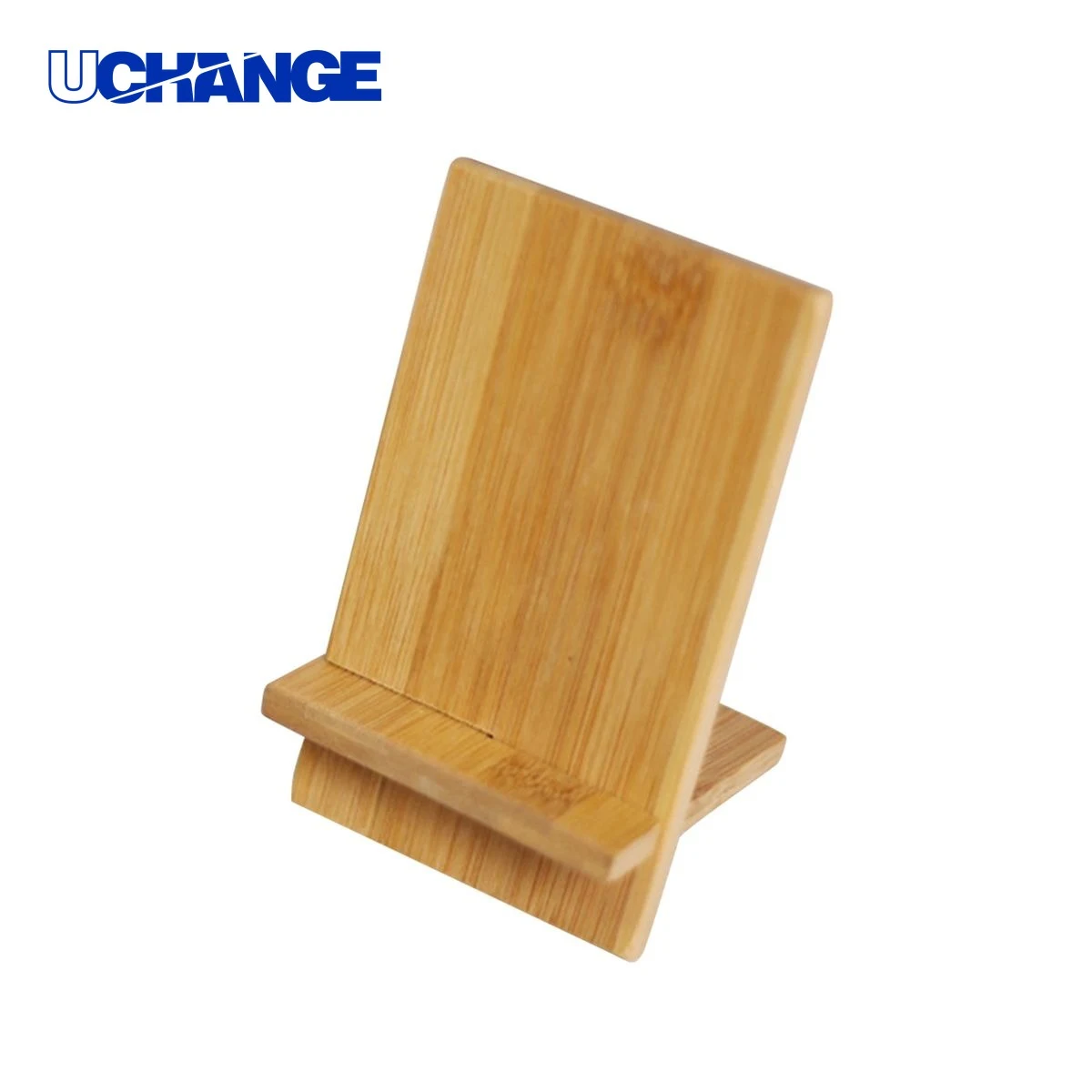 Creative Bamboo Wood Phone Stand Bracket 1