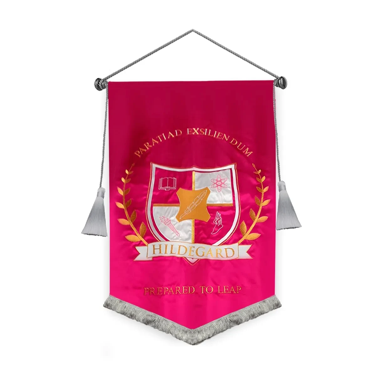 Custom Screen Sublimation Podium Banners - Silk Poly 4' x 8' 1