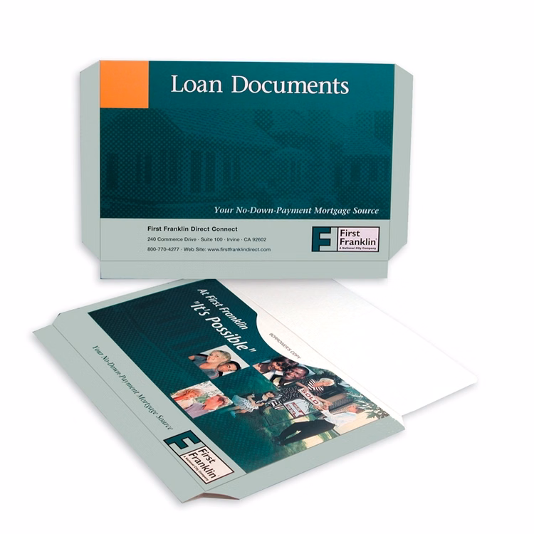 Legal Size Portfolio with Unsealed Expansion Gusset - 10" x 15"