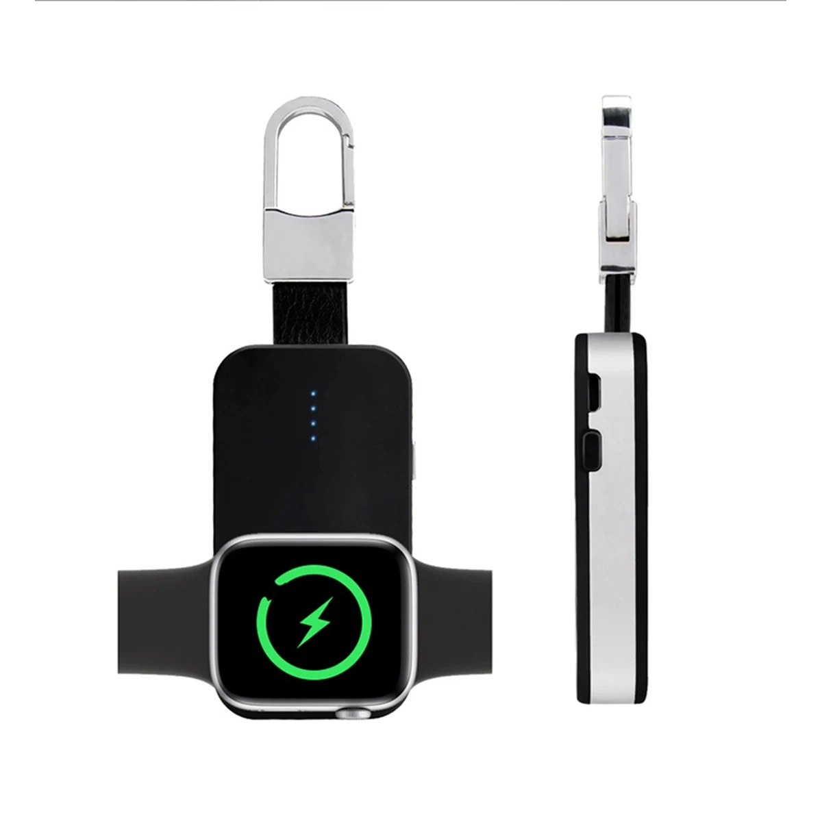 1000 mAh Watch Wireless Charger Power Bank Keychain 1