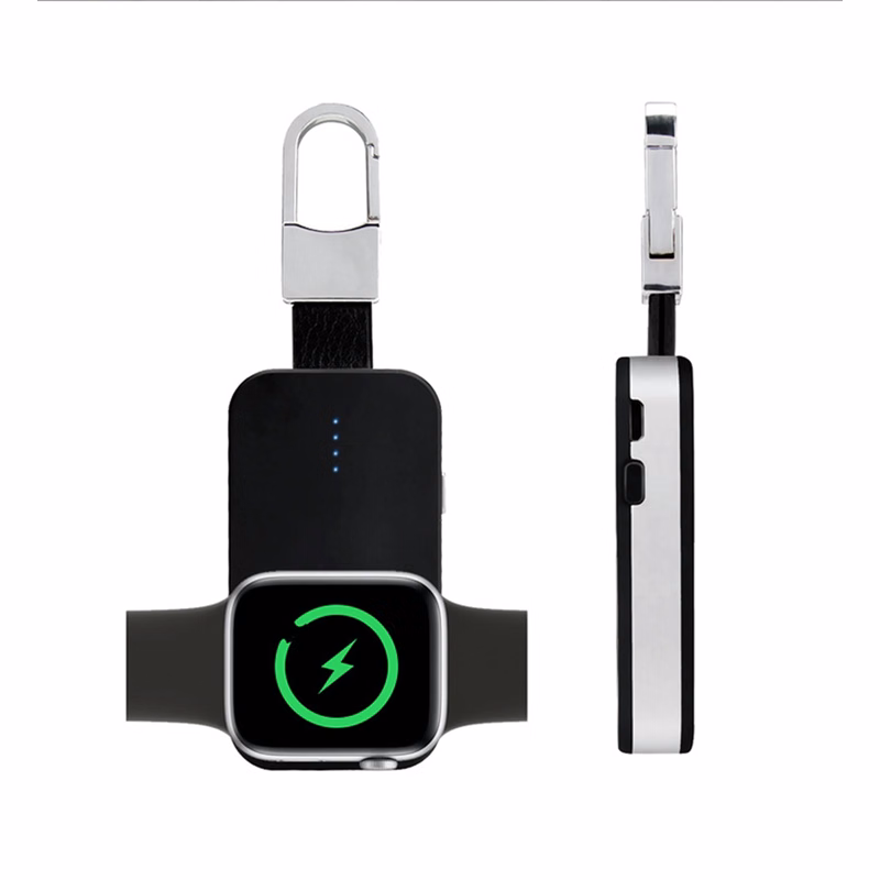 1000 mAh Watch Wireless Charger Power Bank Keychain