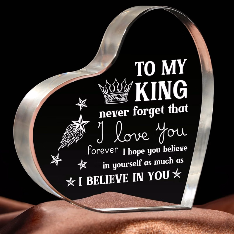 Acrylic Heart Shape Display