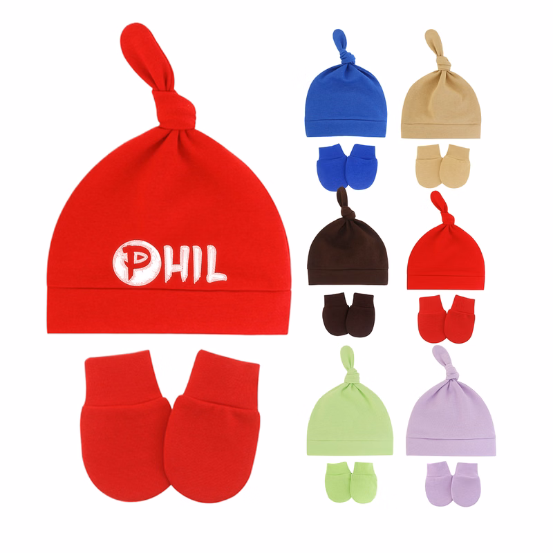 Baby hat and sock set