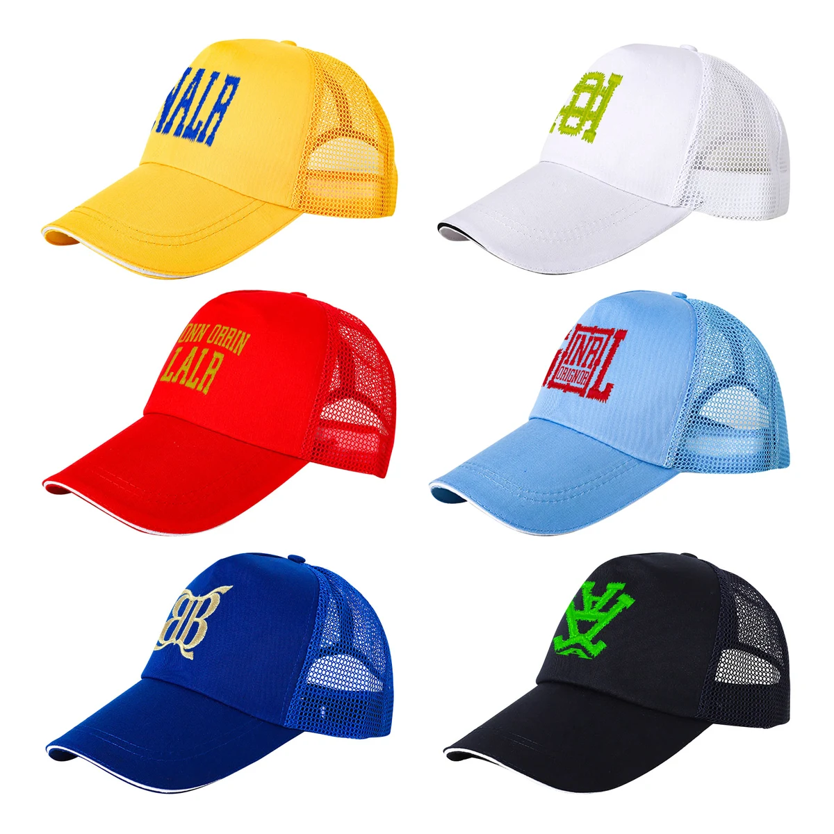 Mesh Baseball Cap/Peaked Cap, Adjustable 1