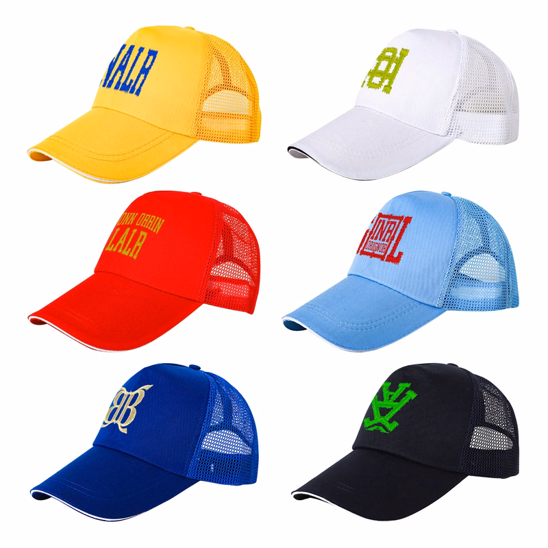 Mesh Baseball Cap/Peaked Cap, Adjustable