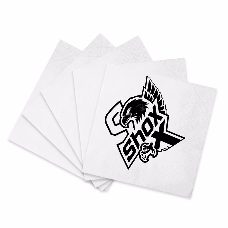 MOQ 100 2Ply 4.53" x 4.53" Dinner Napkin