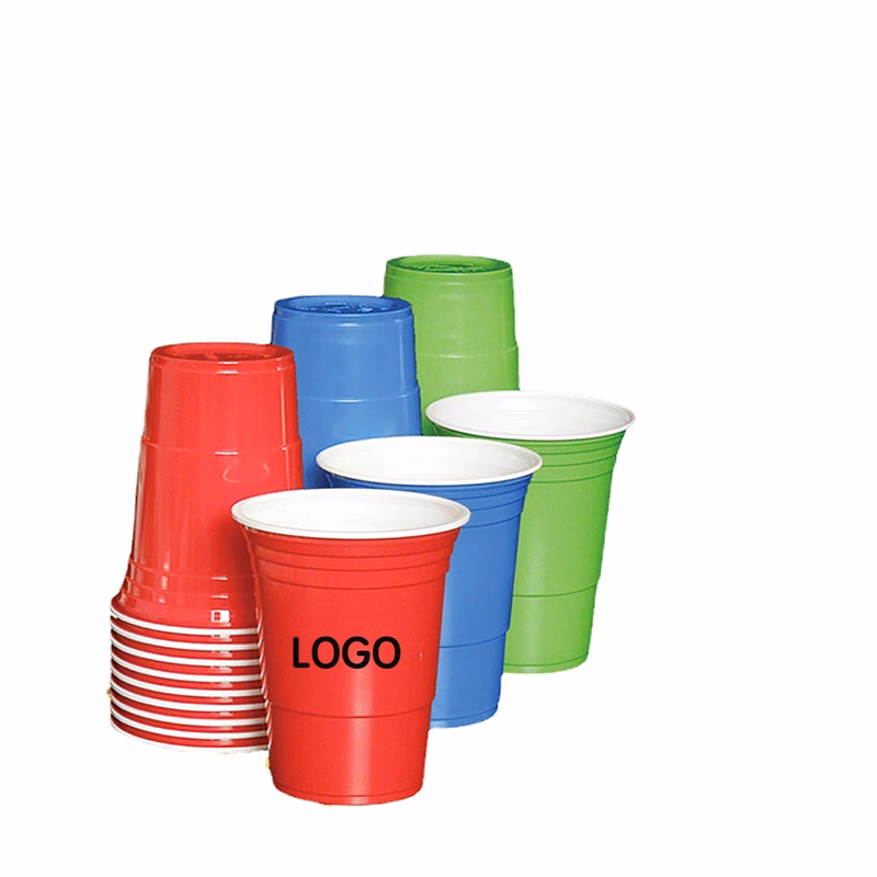 16oz Disposable plastic beer cups