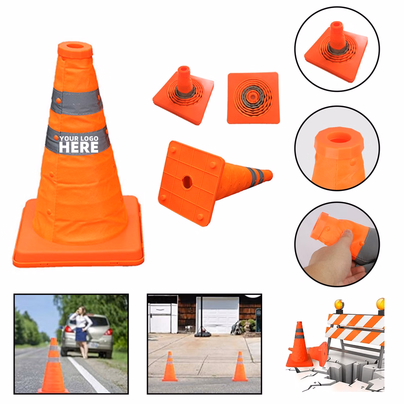 12" Collapsible Traffic Safety Cone