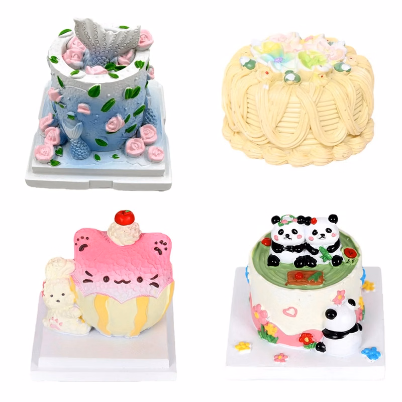 3D Cake Fridge Magnet Decorative