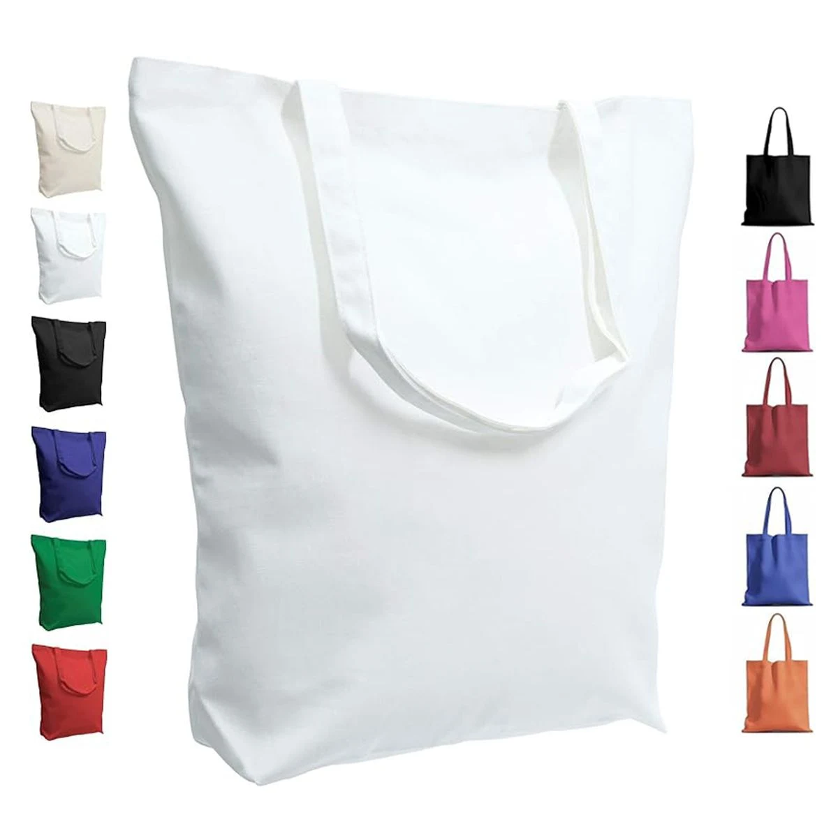 Classic Canvas Tote, custom tote bag with logo imprint 1