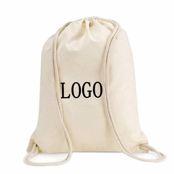 Cotton Drawstring Backpack - 8 oz.