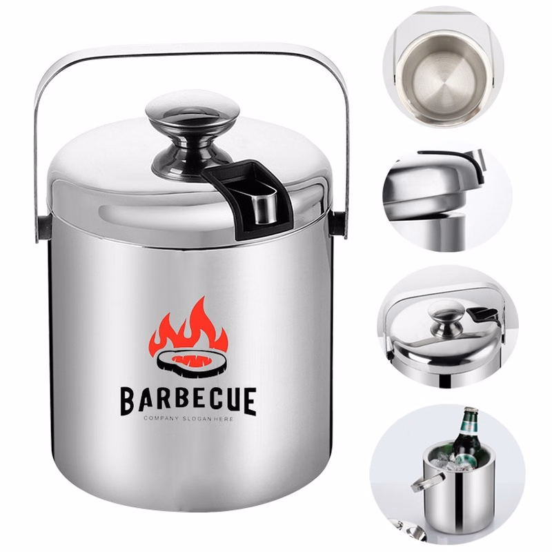 1.3L Stainless Steel Ice Bucket