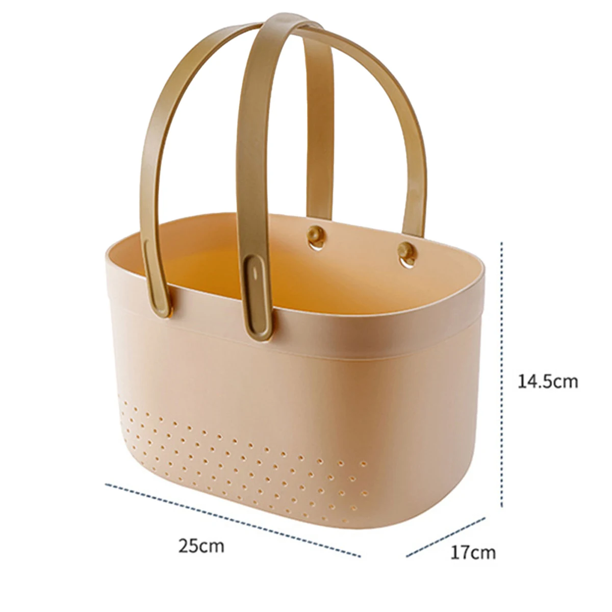 Plastic Bath Basket With Handle 1