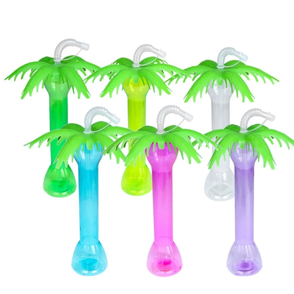12OZ Tropical Summer Coconut Palm Tree Yard Drinks Cup 1