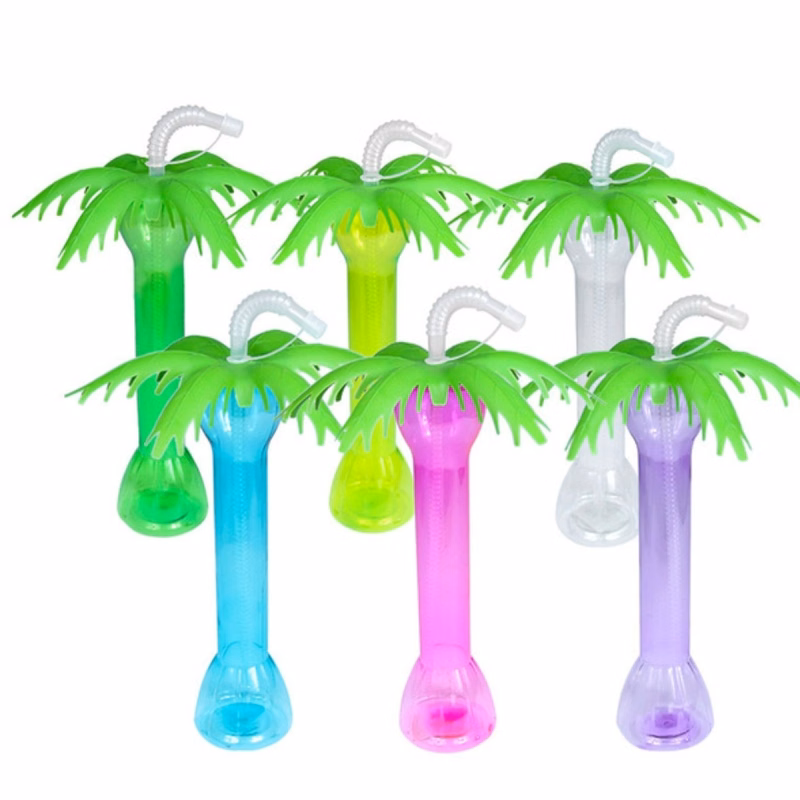 12OZ Tropical Summer Coconut Palm Tree Yard Drinks Cup