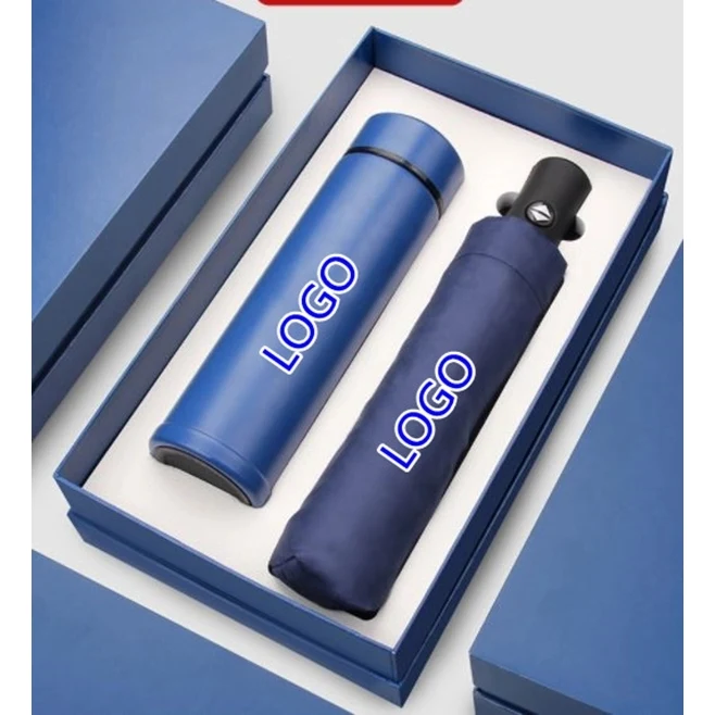 Umbrella and Vacuum Cup Gift Set 1