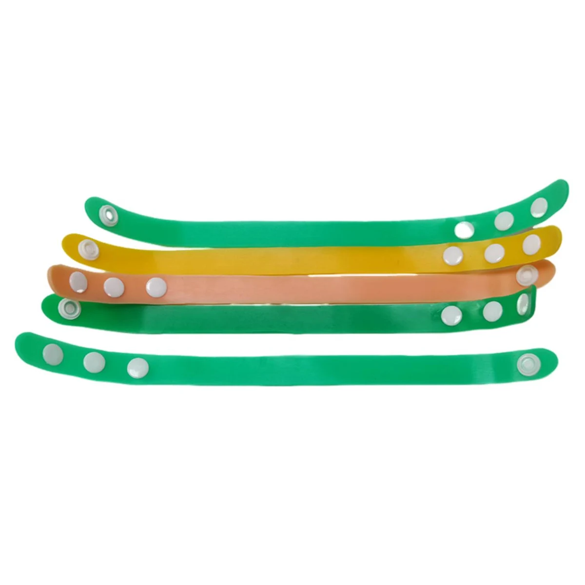 Adjustable Silicone Wristband with Snap-Fastener 1