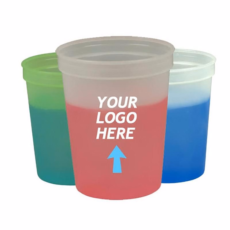 16 oz Color Changing Stadium Cups
