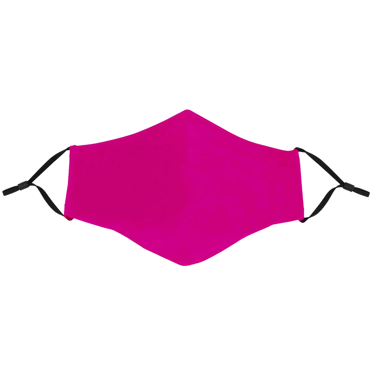 Hot Pink Face Mask with Adjustable Ear Loops 1