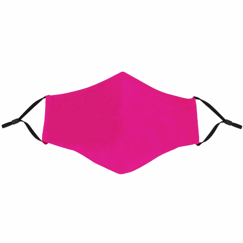 Hot Pink Face Mask with Adjustable Ear Loops