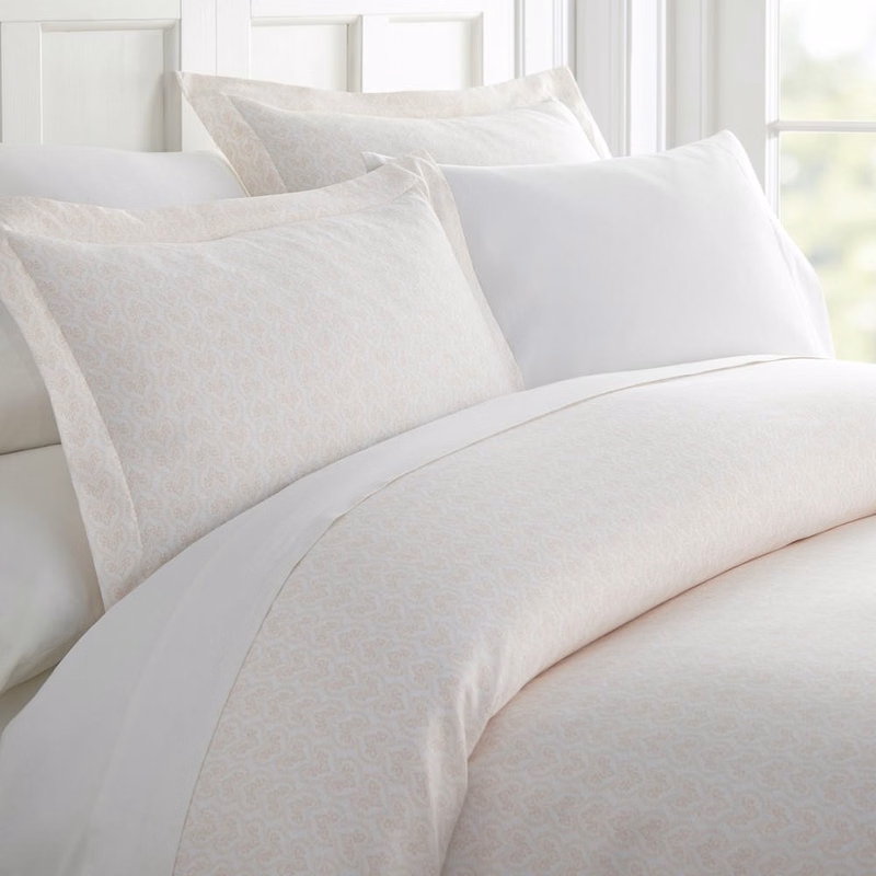 Duvet Cover Sets - Pink Floral King 3 Piece