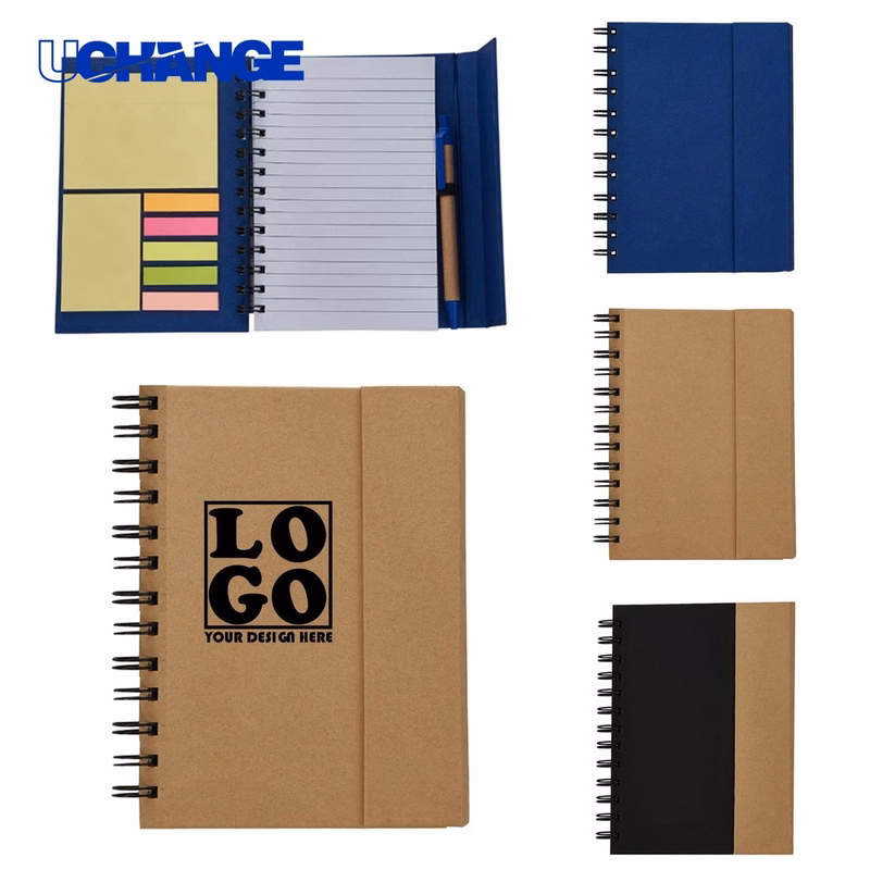 Hard Cover Journal Notebook with Pen for Notes