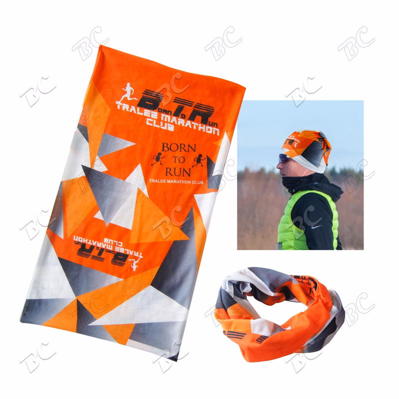 100% polyester Moisture Wicking Seamless Custom Bandana/Sport Scarfs/Gaiters