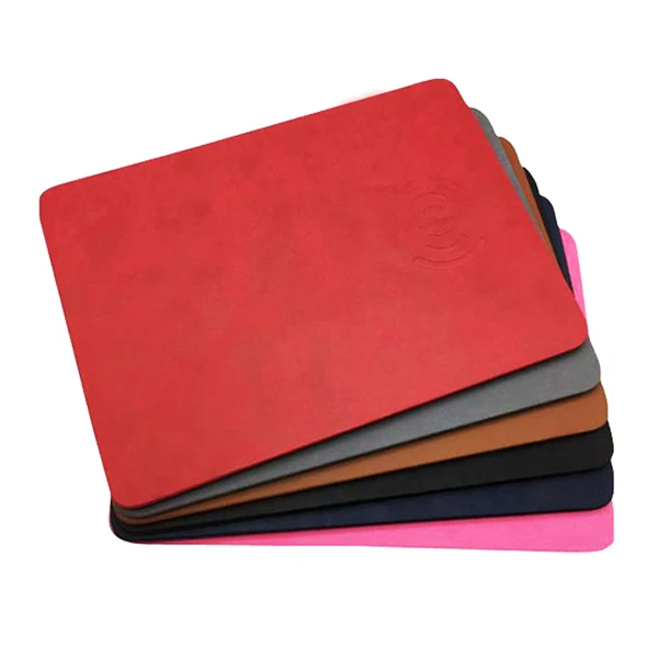 Qi Wireless Fast Charger and Mouse Mat / Pad PU 1