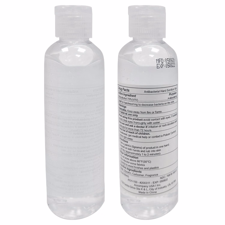 Blank 3.4oz Hand Sanitizer Bottle